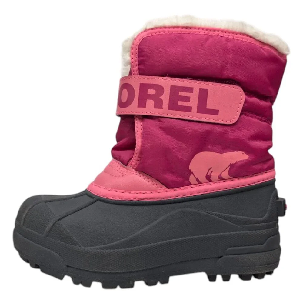 Sorel Commander Pink Winter Snow Boot